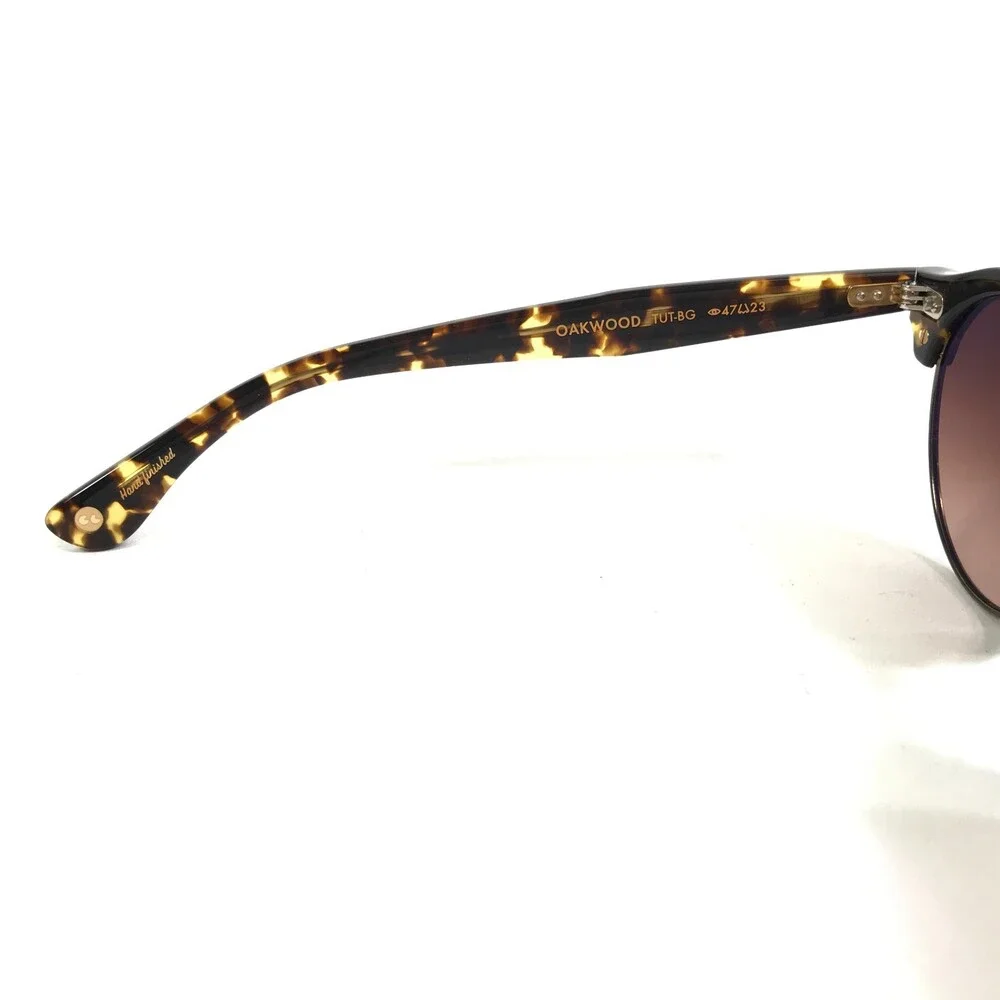 Garrett Leight Sunglasses OAKWOOD TUT-BG Tortoise Gold w/ Brown Gradient Lenses